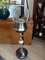 Vintage staande asbak, 1950, koper, onyx., Antiek en Kunst, Ophalen of Verzenden