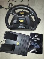 Mad Catz Dual Force Racing Wheel/Pedal for Plays Playstation, Ophalen of Verzenden, Zo goed als nieuw, PlayStation 1