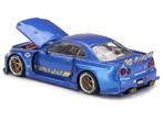 Mini GT 1:64 Nissan Skyline GT-R (R34) "SHINJUKU V2 Aero" Bl, -, Nieuw, Ophalen of Verzenden, -