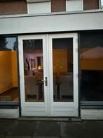 2 x 2 openslaande deuren met sloten en dubbele beglazing, Doe-het-zelf en Verbouw, Kozijnen en Schuifpuien, Gebruikt, Deurkozijn