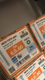Heco 6,0x60 schroeven, Ophalen, Zo goed als nieuw, Schroeven