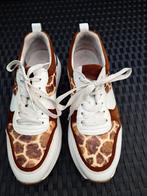 Sneakers van Gabor maat 6 wit met giraffe print., Ophalen of Verzenden