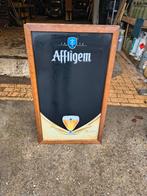 Stoepbord Affligem krijtbord bord 1,00x0,60m dubbelzijdig, Verzamelen, Ophalen, Gebruikt, Reclamebord