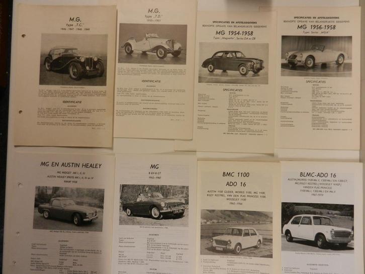 8 x MG TC t/m 1100 1946-1972 Olyslager Kluwer Vraagbaak, Auto diversen, Handleidingen en Instructieboekjes, Ophalen of Verzenden