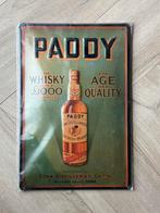 3D metalen bord 20x30 Paddy, Verzamelen, Ophalen of Verzenden, Zo goed als nieuw, Reclamebord