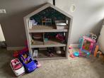 Barbiehuis met auto's, paarden en accessoires!, Ophalen, Gebruikt, Barbie