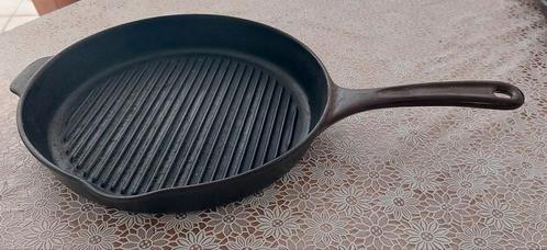 Copco Denmark gietijzeren grillpan 28 cm en wokje gietijzer, Huis en Inrichting, Keuken | Potten en Pannen, Gebruikt, Koekenpan of Braadpan