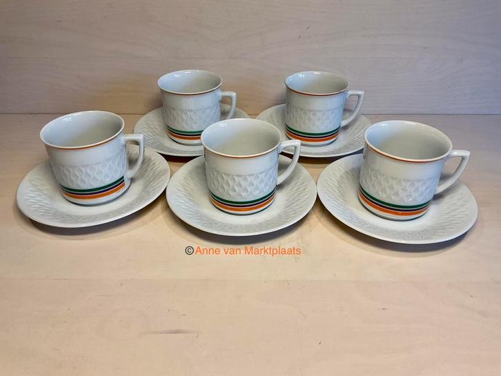 Van Nelle Bavaria Schirnding kop en schotel, melkkannetje, Huis en Inrichting, Keuken | Servies, Kop(pen) en/of Schotel(s), Overige stijlen