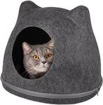 Kattenmand iglo huisje Tiga vilt van € 39,95 nu voor € 19,95, Info@flamingo.be, Flamingo Pet Products, Www.flamingo.be, Nieuw