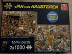 2x Jan van Haasteren puzzel, Ophalen of Verzenden, 500 t/m 1500 stukjes, Gebruikt, Legpuzzel
