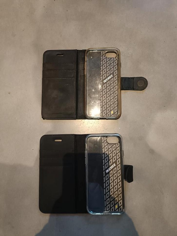 iPhone SE leren Wallet Cases - Ecozz Design, Telecommunicatie, Mobiele telefoons | Hoesjes en Frontjes | Apple iPhone, Gebruikt
