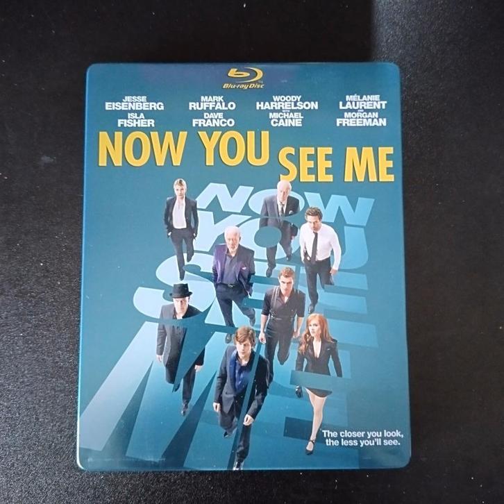 B4-1) Now you see me - steelcase, Cd's en Dvd's, Blu-ray, Zo goed als nieuw, Ophalen of Verzenden