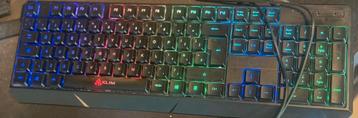KLIM RGB gaming toetsenbord, werkt goed beschikbaar voor biedingen