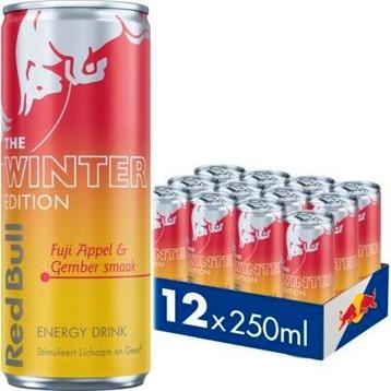 Red Bull Fuji appel &gember smaak 12-pack nieuwe wintersmaak beschikbaar voor biedingen
