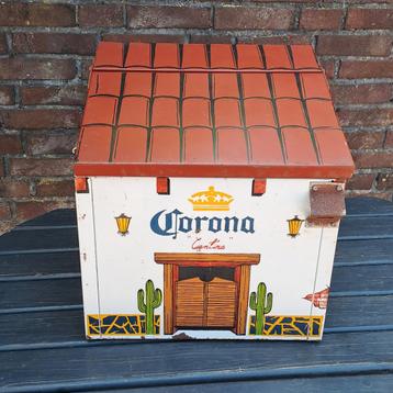 Corona koelbox origineel zinken binnenkant bier Mexico beschikbaar voor biedingen