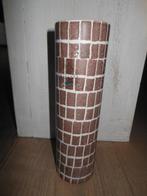 Te koop Vaas Amano 606-20, bruin met wit, blokjes, Duitsland, Overige kleuren, Aardewerk of Porselein, Nieuw, Ophalen of Verzenden