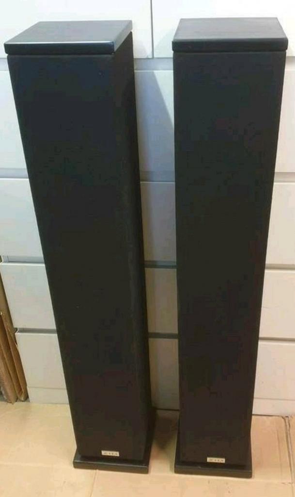 VLS hls3 kolom luidsprekers, Audio, Tv en Foto, Luidsprekers, Gebruikt, Front, Rear of Stereo speakers, 60 tot 120 watt, Overige merken