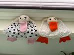 Zelfgemaakte knuffeldoek gans van wol en katoen, Ophalen of Verzenden, Nieuw, Overige typen