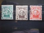 Nederland NVPH 141-143 gebruikt ( U 445 )..€ 1,25, Postzegels en Munten, Postzegels | Nederland, Verzenden