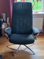 Stressless fauteuil Metro, Huis en Inrichting, Fauteuils, Ophalen, Gebruikt, Minder dan 75 cm, Metaal
