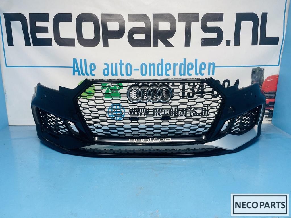 VOORBUMPER AUDI RS4 RS 4 B9 8W BUMPER GRILL ORIGINEEL, Ophalen of Verzenden, Gebruikt, Audi, Bumper