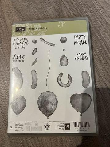 Stampin' Up Balloon Builders Stempelset beschikbaar voor biedingen