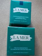 LA MER Set: oogcrème + nachtcrème, Ophalen of Verzenden, Zo goed als nieuw, Ogen