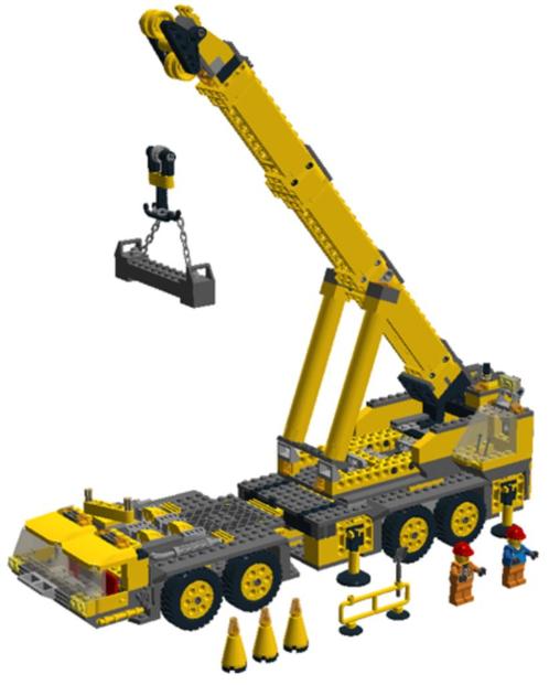 LEGO 7249 Mobiele kraan XXL CITY, Kinderen en Baby's, Speelgoed | Duplo en Lego, Gebruikt, Lego, Complete set, Ophalen