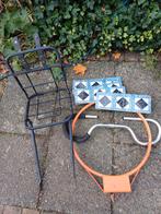Basketbalring, vlinderstuur, tegels, fietsbagagedrager, Fietsen en Brommers, Ophalen, Gebruikt
