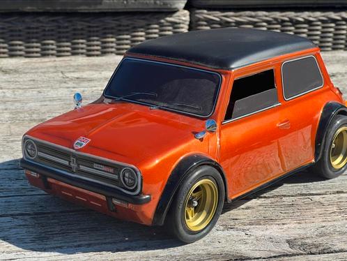 Tamiya Mini 1275 GT M01/M02 chassis met v, Hobby en Vrije tijd, Modelbouw | Radiografisch | Auto's, Zo goed als nieuw, Auto onroad