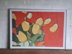 Frans Lemeer litho Tulpen genummerd en gesigneerd, Antiek en Kunst, Ophalen