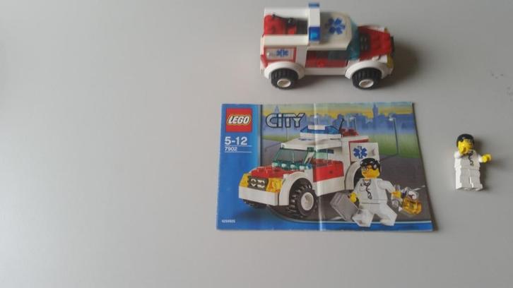 Lego Nr. 7902 City Doktersauto Compleet set, Kinderen en Baby's, Speelgoed | Duplo en Lego, Gebruikt, Lego, Complete set, Ophalen of Verzenden