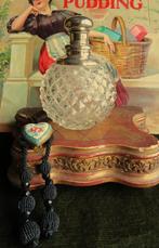 Antiek Engels Victorian 925 sterling zilver parfumfles 1897, Ophalen of Verzenden, Zilver