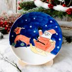 4 Persoons 12-delig Kerst Ontbijtservies AM/63 Amsterdam ‘70, Ophalen of Verzenden, Porselein, Overige stijlen, Kop(pen) en/of Schotel(s)