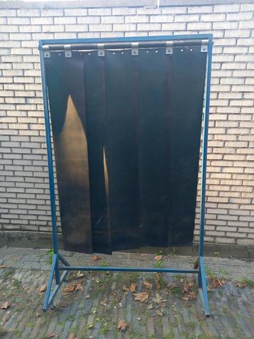 2x Lasgordijn lasscherm, voor in werkplaats  beschikbaar voor biedingen