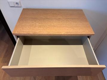 Te koop: IKEA MALM ladekast 4 lades eikenfineer - afbeelding 4
