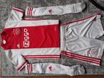 Ajax tenue maat 152, Gedragen, Blauw, Voetbal, Ophalen