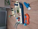 Politieboot, Kinderen en Baby's, Speelgoed | Playmobil, Ophalen of Verzenden, Zo goed als nieuw, Complete set
