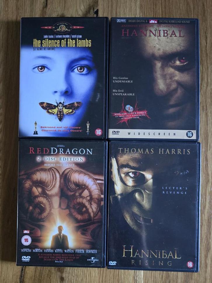 DVD Silence of the Lambs/ Hannibal (4 DVD), Cd's en Dvd's, Dvd's | Horror, Zo goed als nieuw, Slasher, Boxset, Vanaf 16 jaar, Ophalen of Verzenden