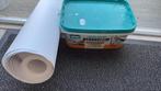 Restant vliesbehang + lijm, Ophalen, Minder dan 10 m²