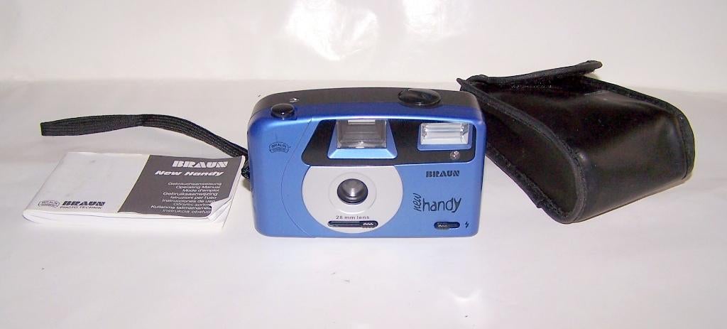 Braun New Handy analaoge point & shoot camera. Nwst., Audio, Tv en Foto, Fotocamera's Analoog, Ophalen of Verzenden, Zo goed als nieuw