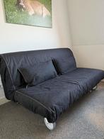 Slaapbank Ikea PS denim grijs 2 persoons, Ophalen, Tweepersoons, Zo goed als nieuw, 200 cm
