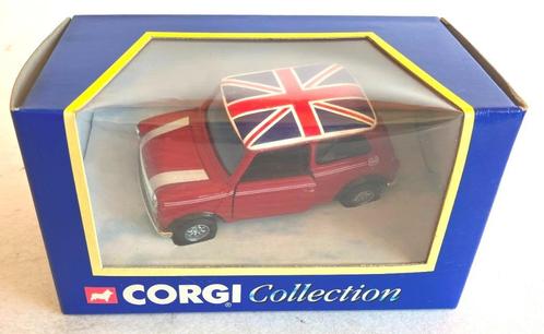 MINI COOPER Flame red / Union Jack CORGI collection # 04410., Hobby en Vrije tijd, Modelauto's | 1:43, Zo goed als nieuw, Auto