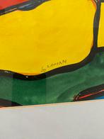 Aquarel met inkt , gesigneerd Karel Loman, Gebruikt, Oorspronkelijke maker, Onbekend, Ophalen of Verzenden