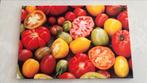 Canvas doek met mooie foto van tomaten, Ophalen