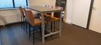 Hoge bartafel met stoelen af te halen in Venray, Ophalen of Verzenden, Gebruikt