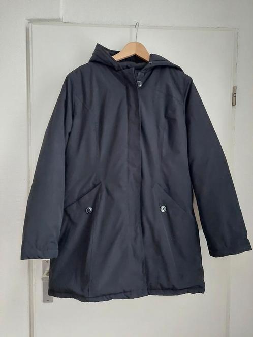 Perfecte zwarte basic winterjas parka, mt T2 heerlijk warm, Kleding | Dames, Jassen | Winter, Zo goed als nieuw, Maat 38/40 (M)