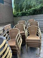 Partij horeca terrasstoelen rotan circa 30 stuks, Ophalen of Verzenden, Nieuw, Bruin, Vijf, Zes of meer stoelen