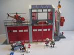 PLAYMOBIL Grote brandweerkazerne met helicopter - 9462, Ophalen of Verzenden, Gebruikt, Los playmobil