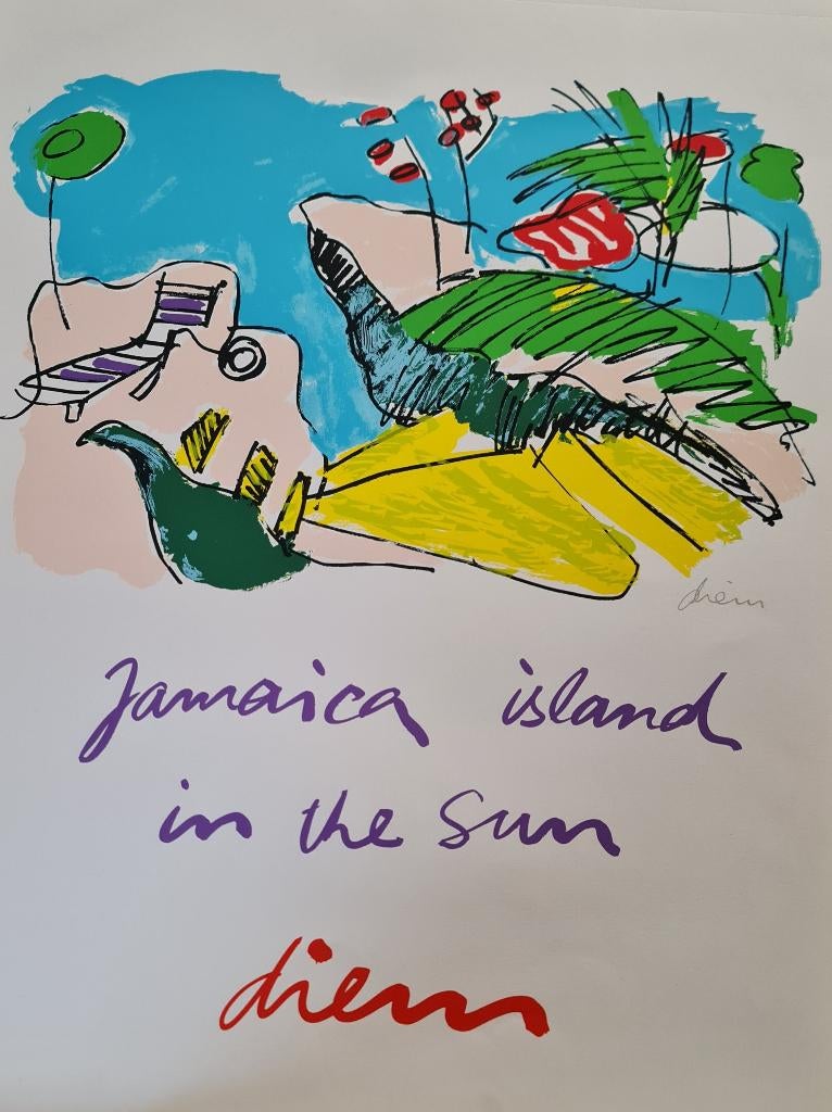 Peter Diem zeefdruk gesigneerd (6 verschillende), Ophalen of Verzenden